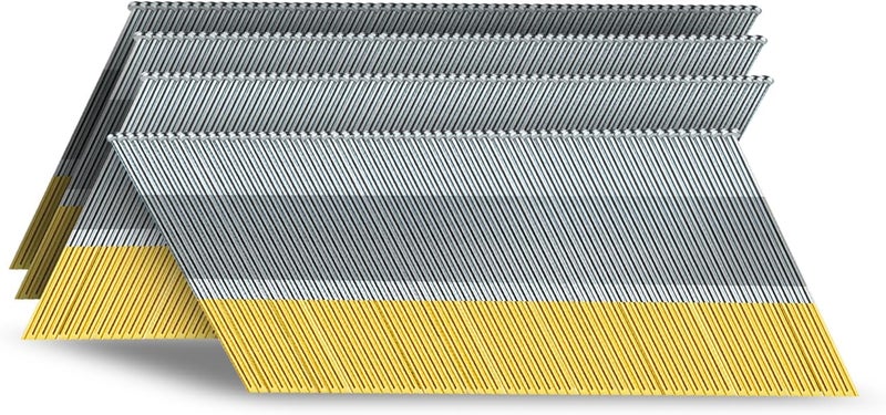 SITLDY 15 Gauge DA Angled Finish Nails, 34-Degree, 2-1/2 Inch 1000-Pack Galvanized, for Pneumatic, Electric Angled Finish Nailer - Image 1